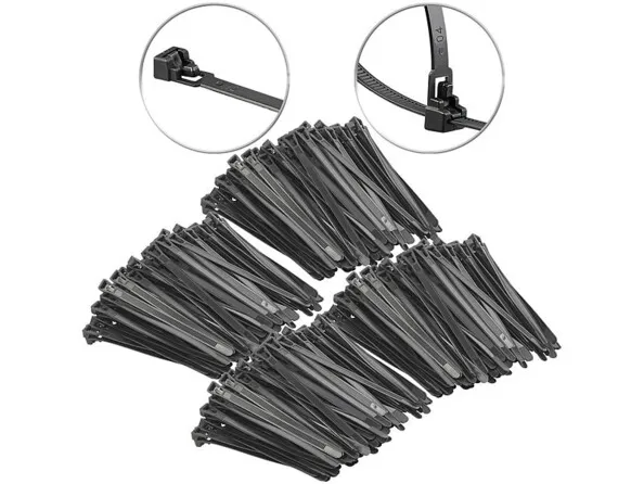 400 colliers de serrage 150 x 7,6 mm | Quincaillerie 